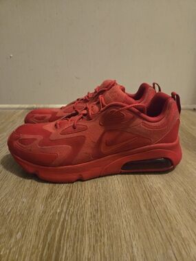 Nike Men’s All-Red Air-Cushioned Casual Sneakers